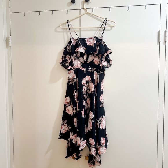 Topshop Floral Midi Dress - Picture 2 of 2